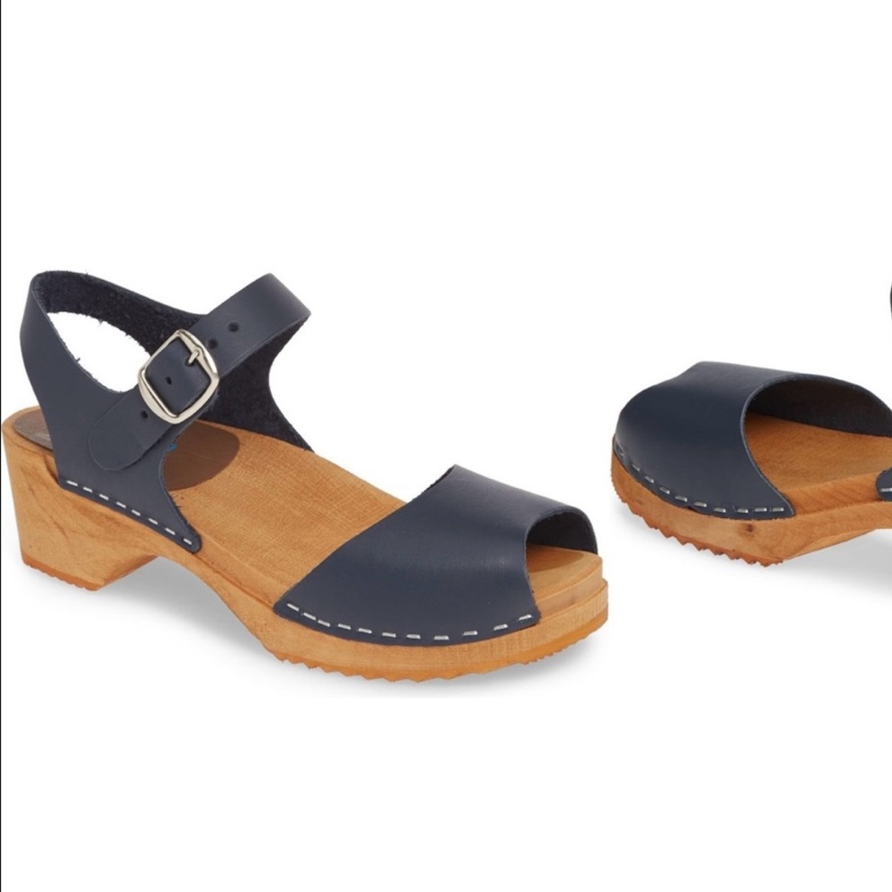 MIA Anja clog sandals 39 navy blue